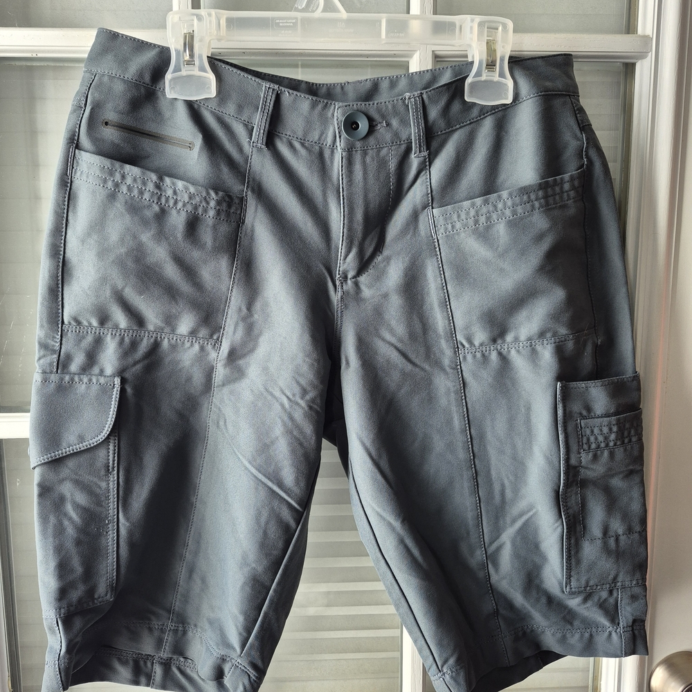 MEC Women's Slate Gray Athletic Cargo Shorts